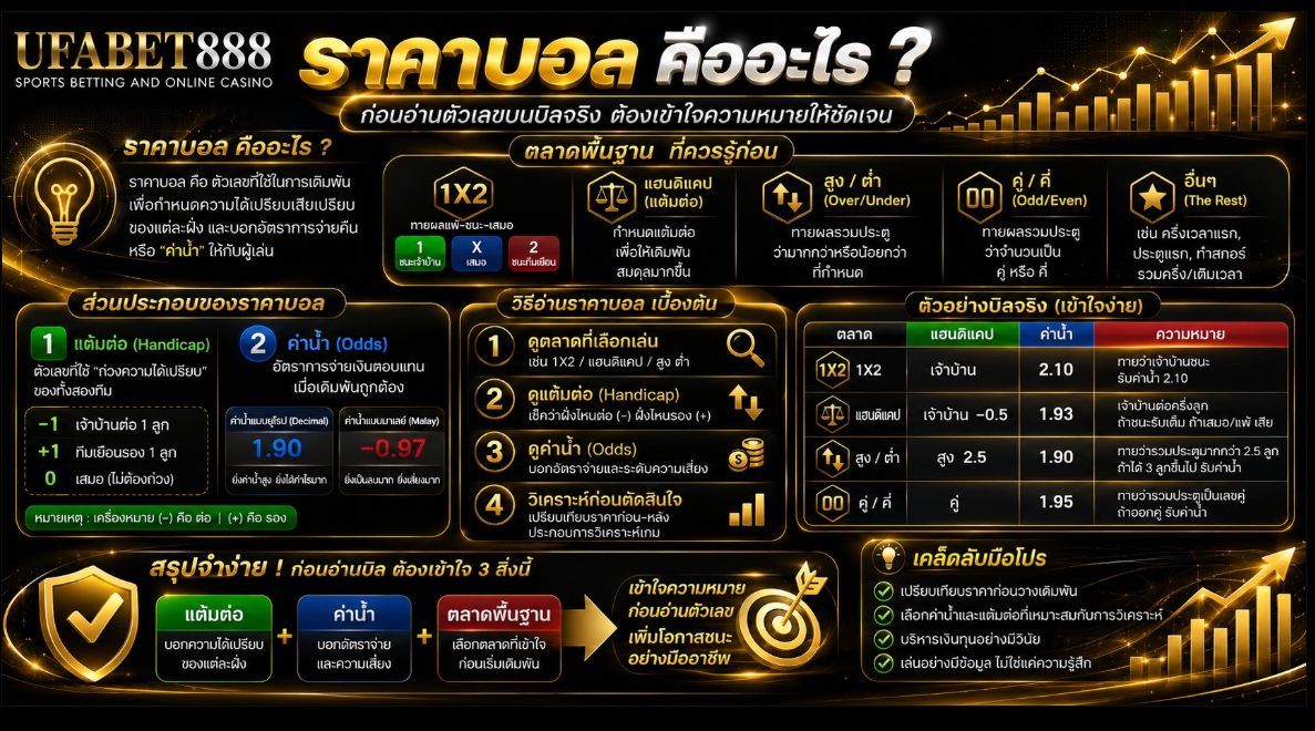 ราคาบอล คืออะไร